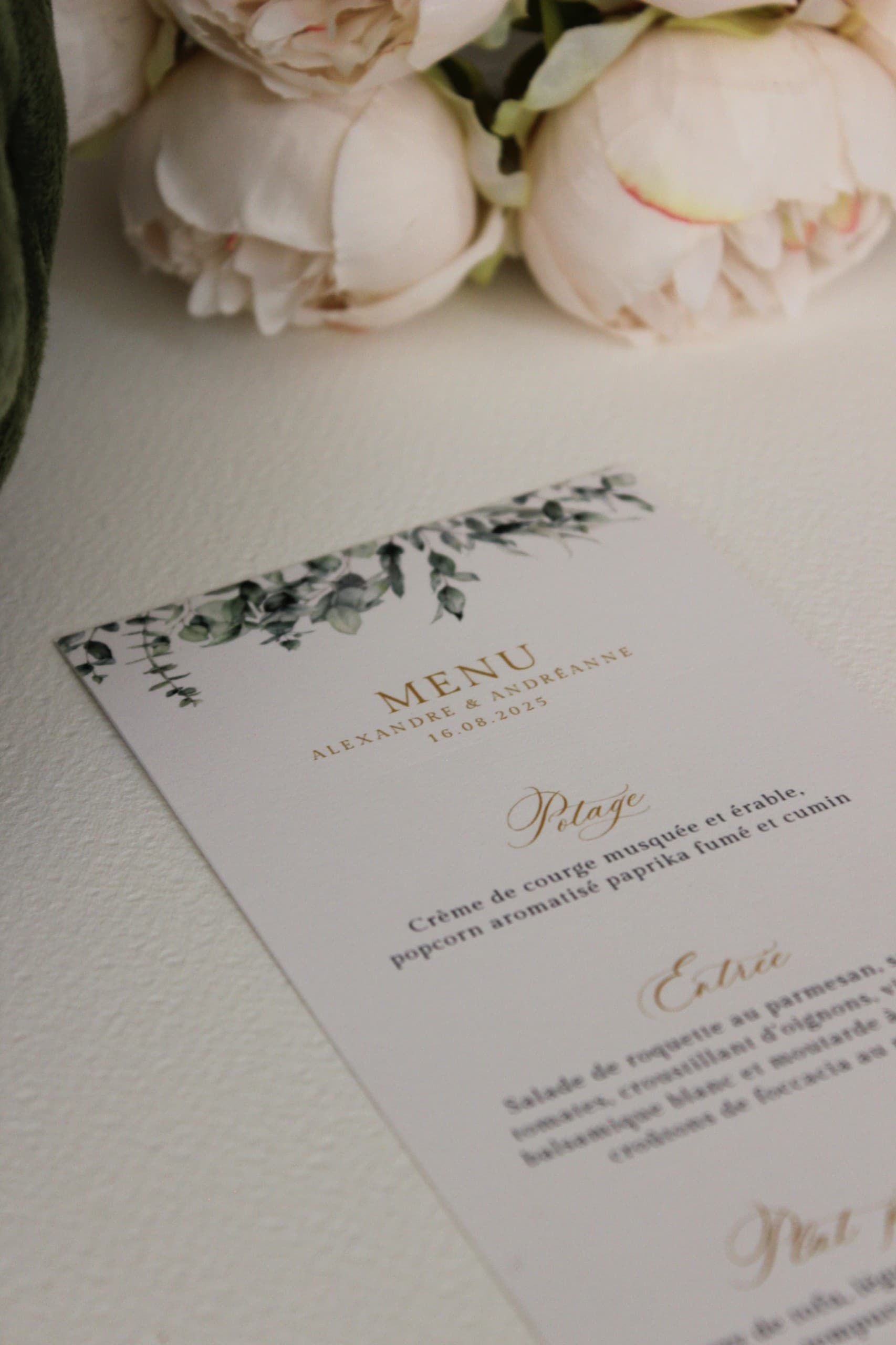 Classic Botanical Menu