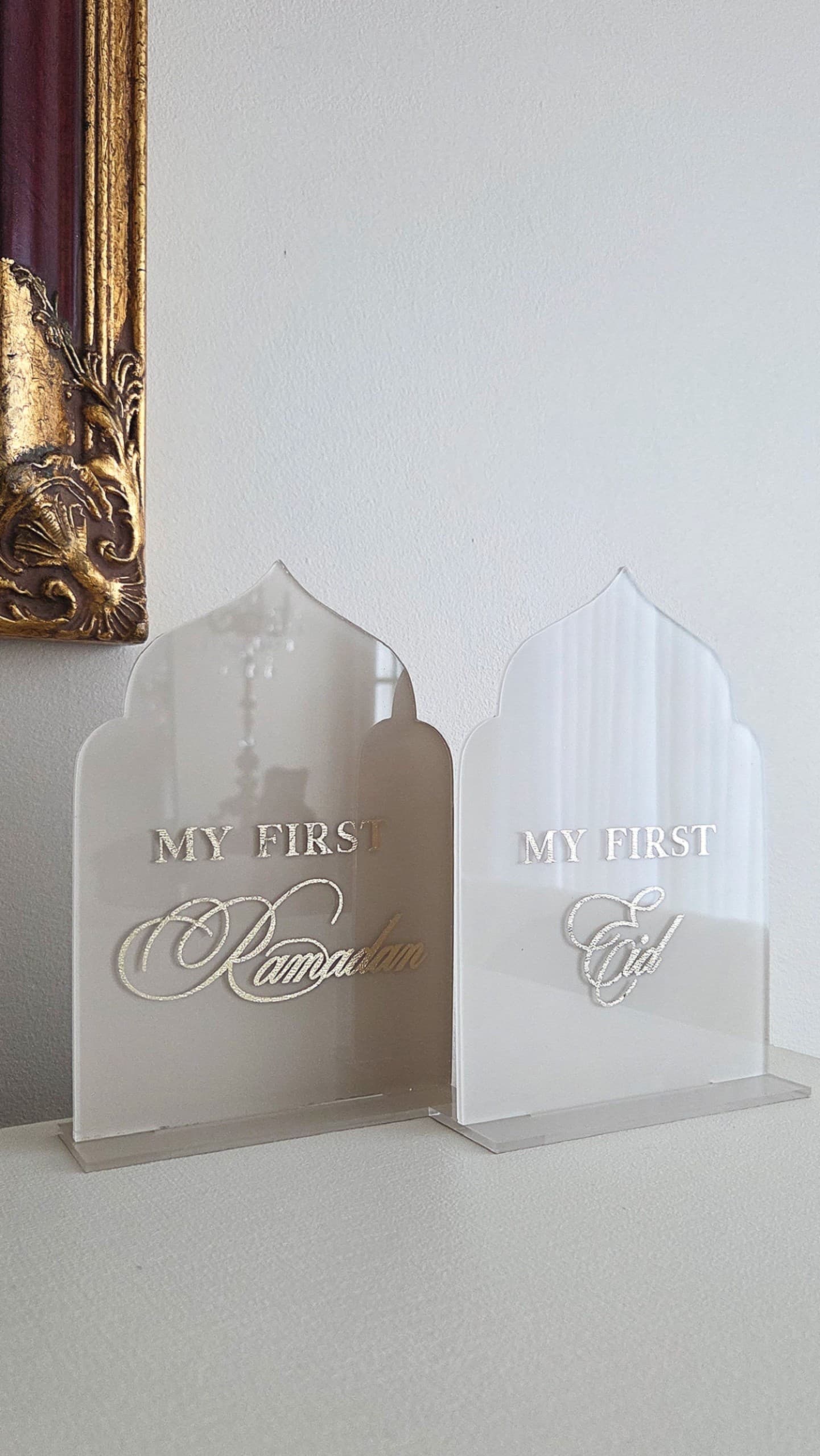 Plaque My first Ramadan and Eid