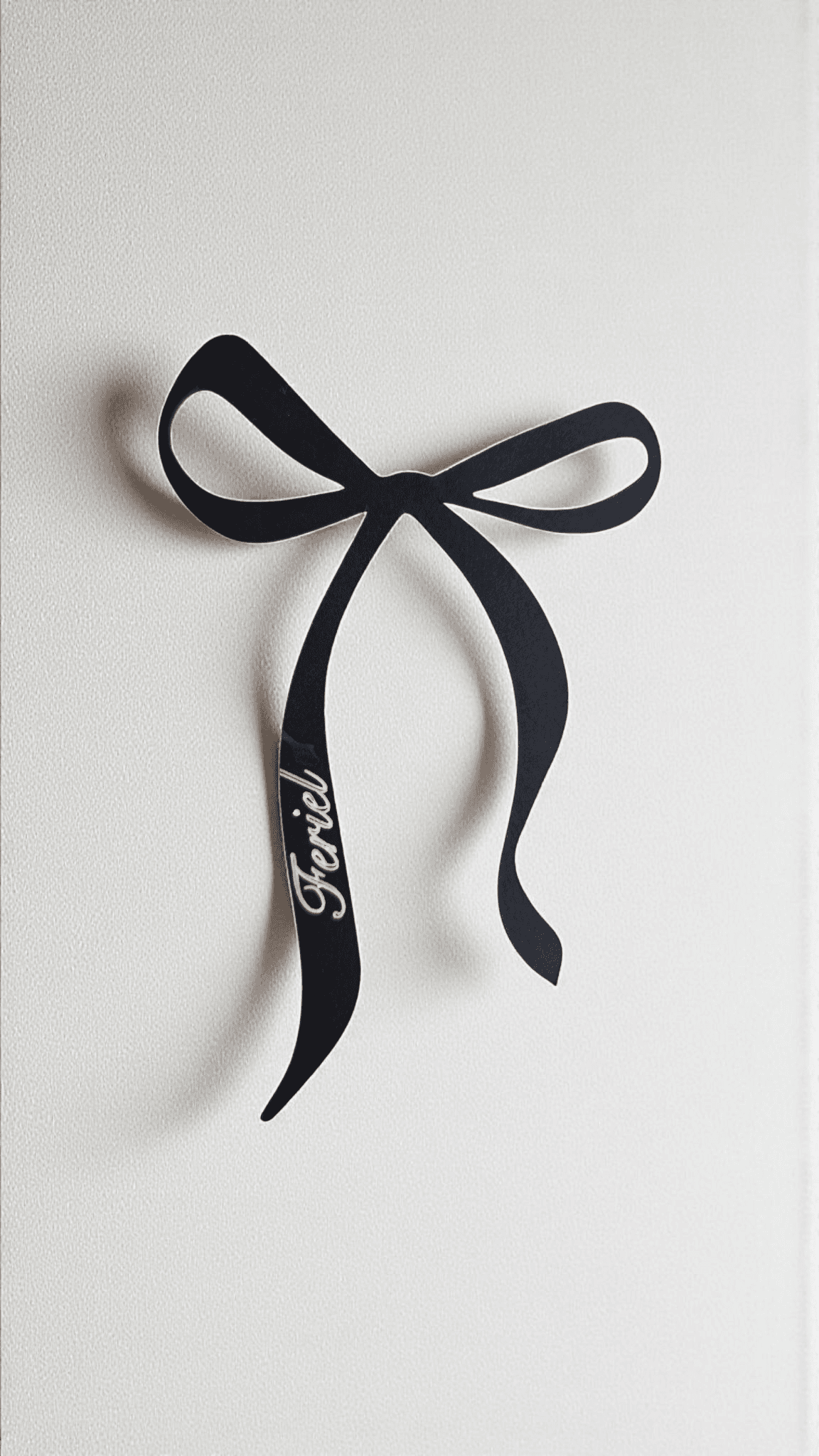 Ribbon Place Card